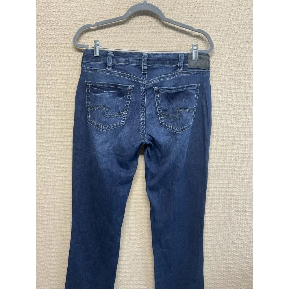 Silver Aiko‎ Mid Slim Boot  Jeans Womens Size 30 x31 Blue Excellent